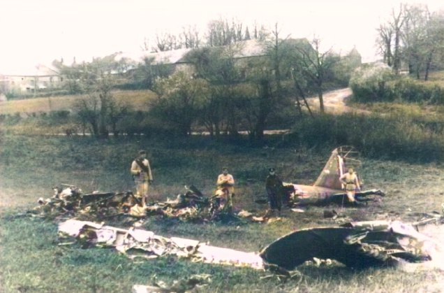 Fairey Battle K9483 crash site 1940